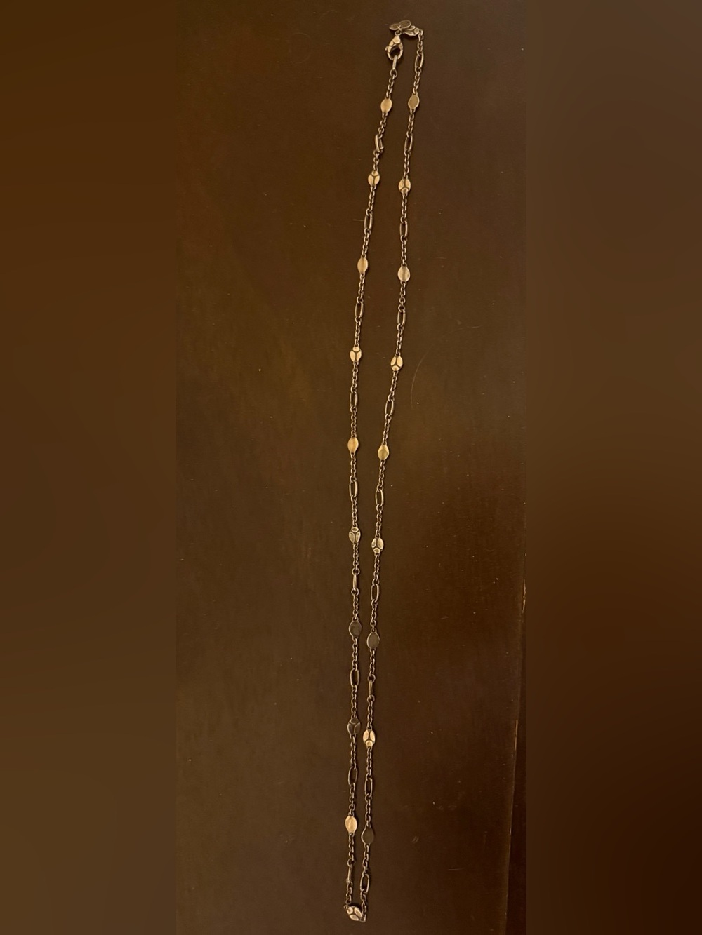John Hardy Kali Menari station 17.5 inch long sterling silver necklace